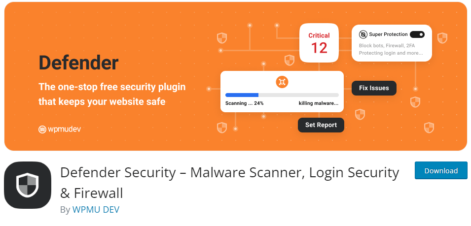 Defender Security plugin