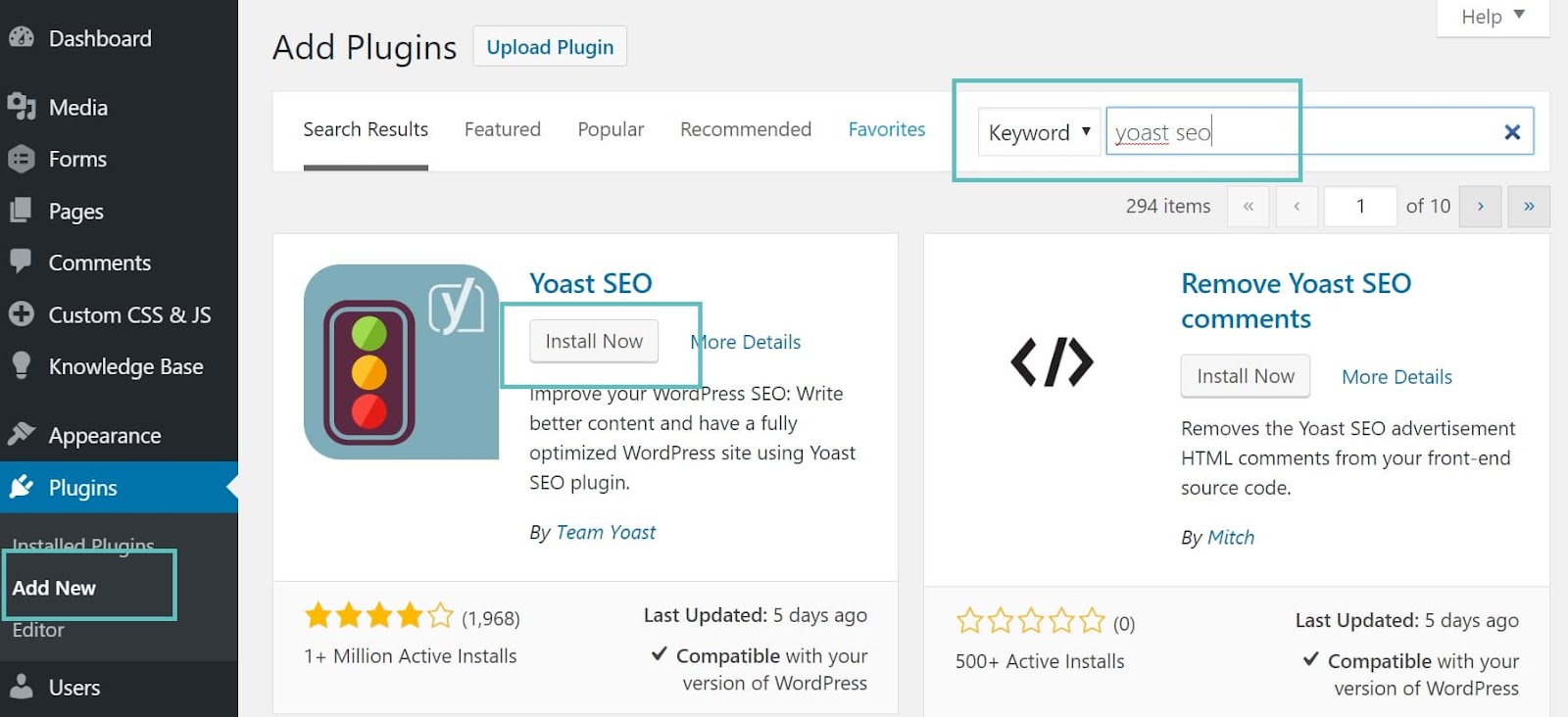 WordPress Game