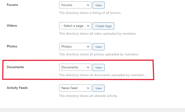 Document Uploading BuddyBoss