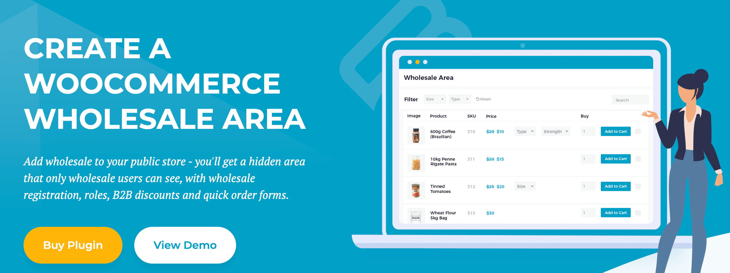 WooCommerce wholesale plugin
