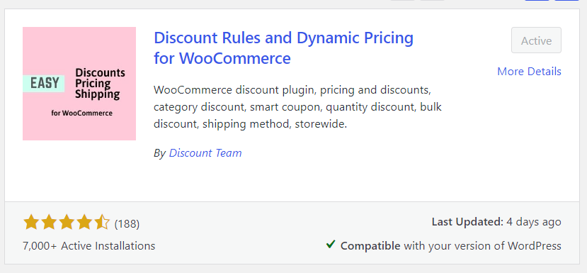 WooCommerce Percentage Discounts