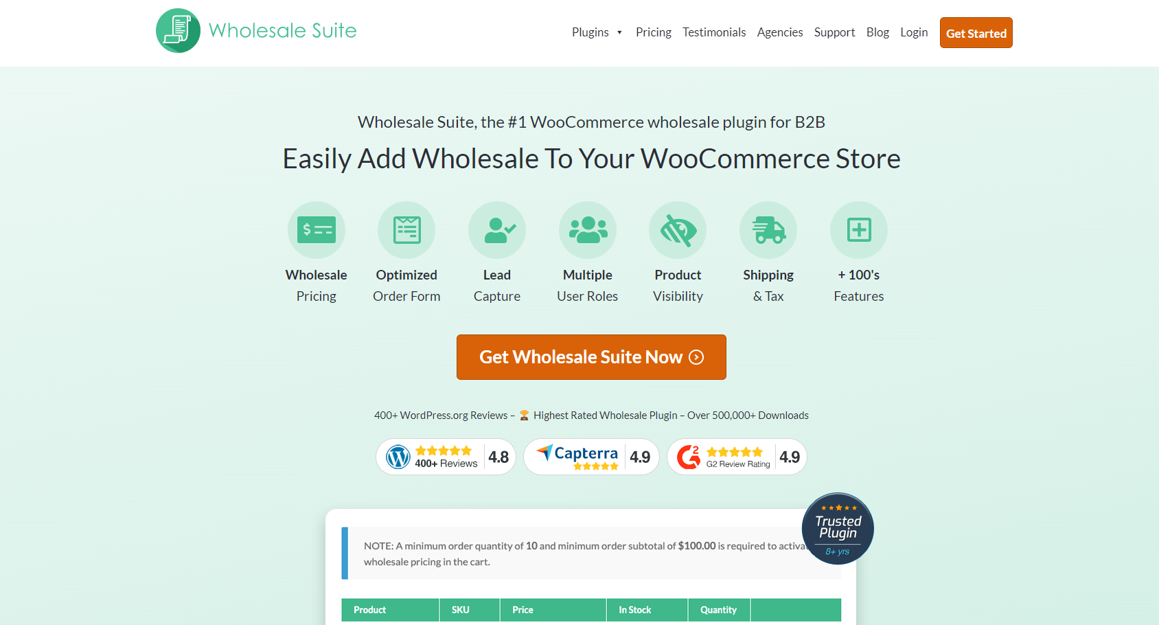 Wholesale Suite