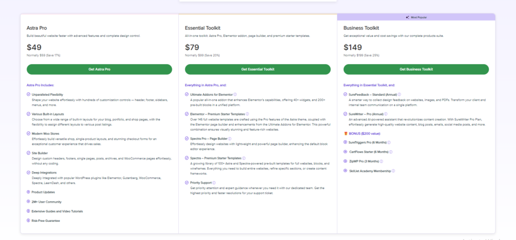 Astra Pricing 
