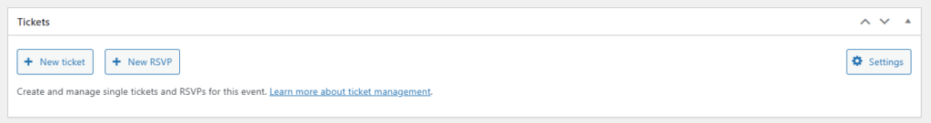 Create new ticket