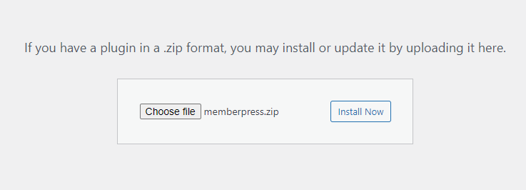 Memberpress plugin installation
