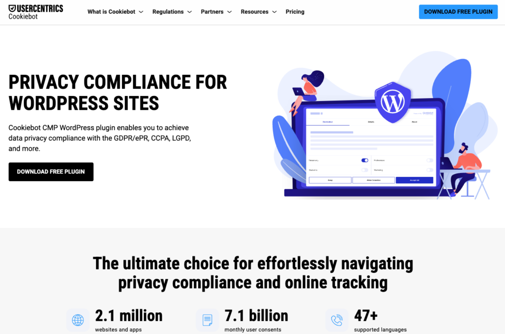Cookiebot CMP-WordPress-Plugin
