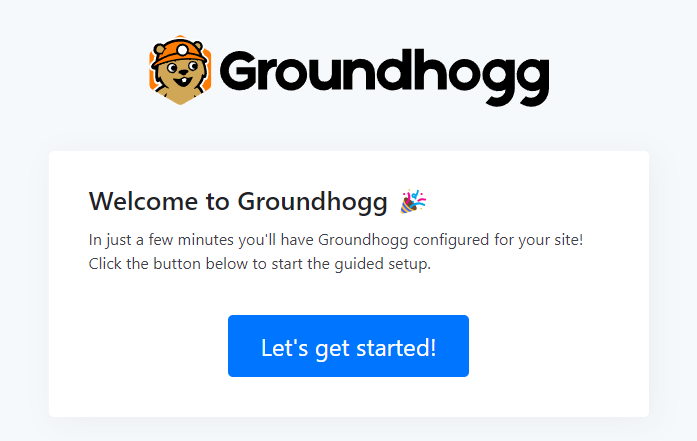 Groundhogg configration