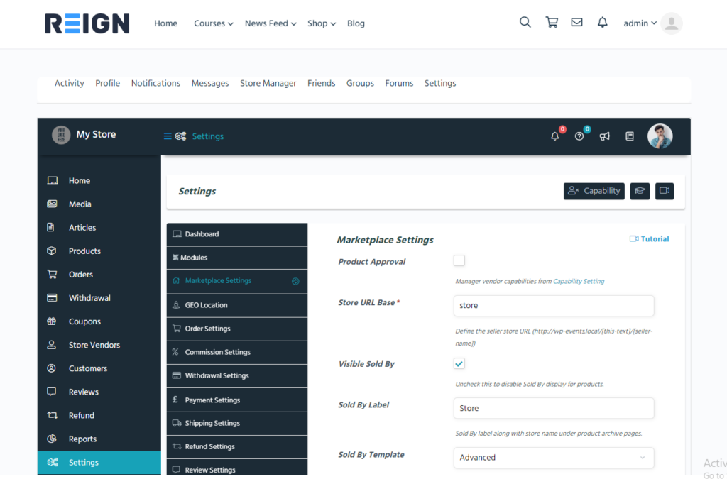 WCFM marketplace plugin