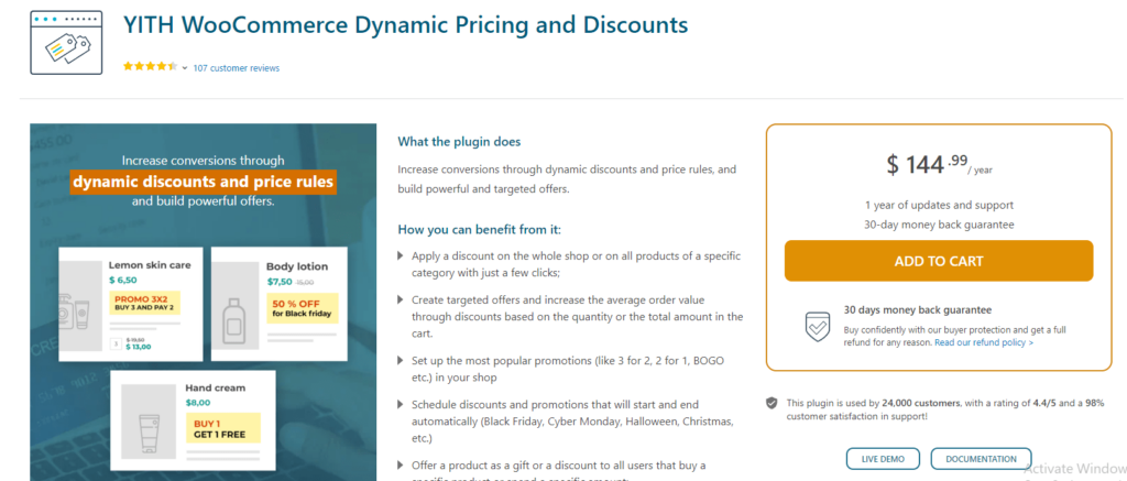 YITH WooCommerce Dynamic Pricing and Discounts