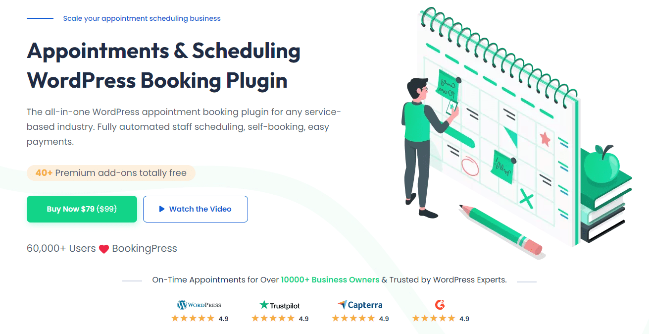 Appointments & Scheduling WordPress Booking Plugin
