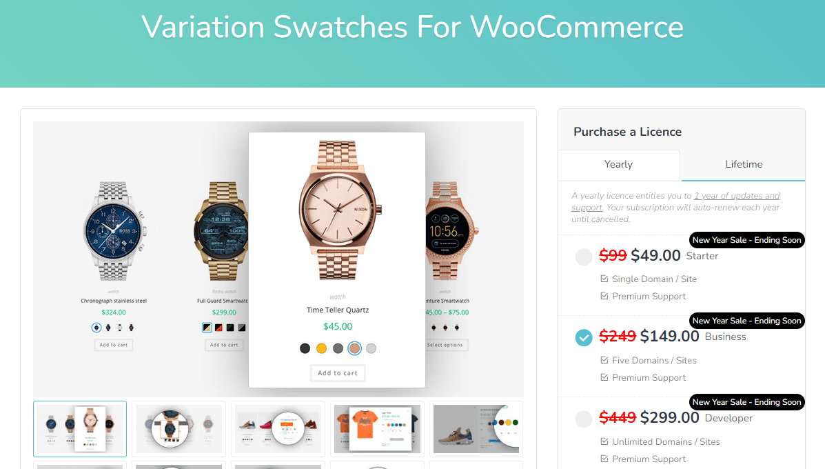 Variation Swatches For WooCommerce