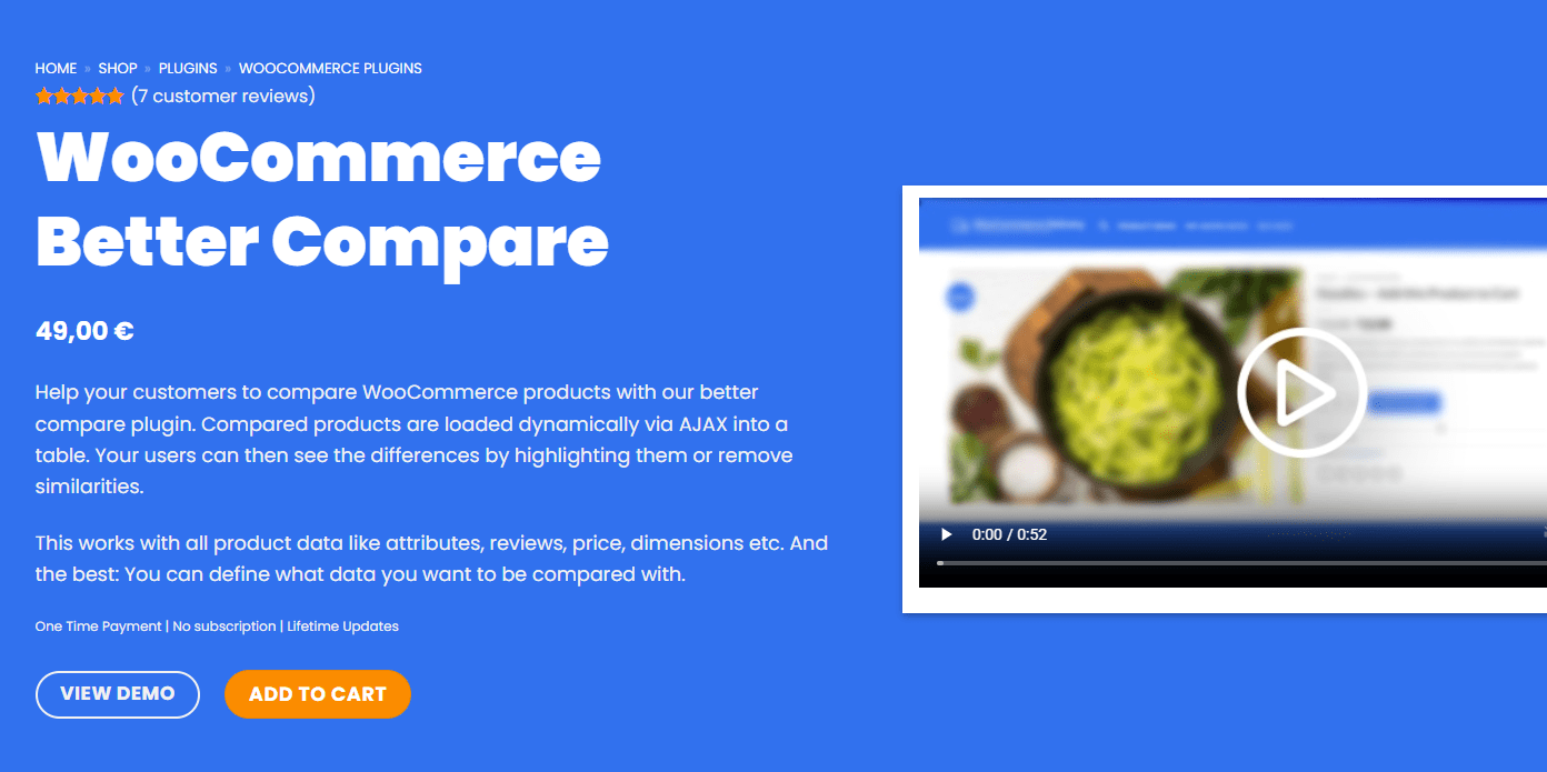 WooCommerce Better Compare by Welaunch