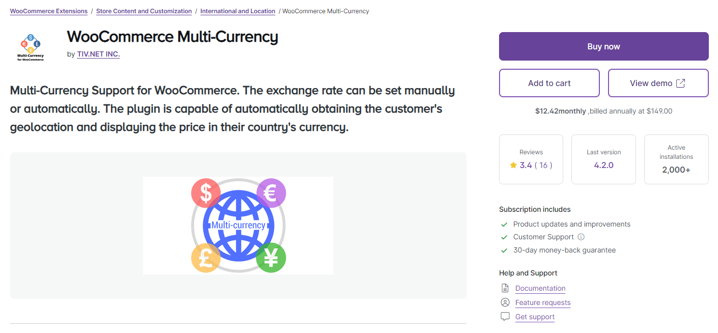 WooCommerce Multi-Currency