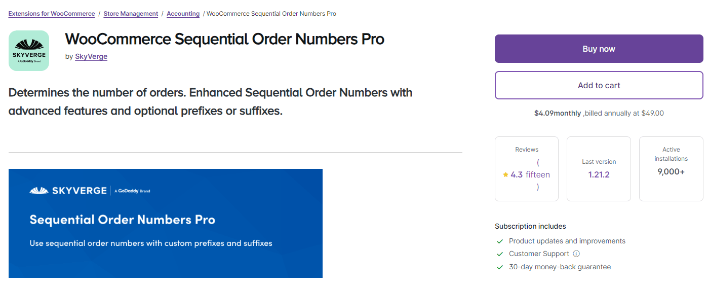 WooCommerce Sequential Order Numbers Pro