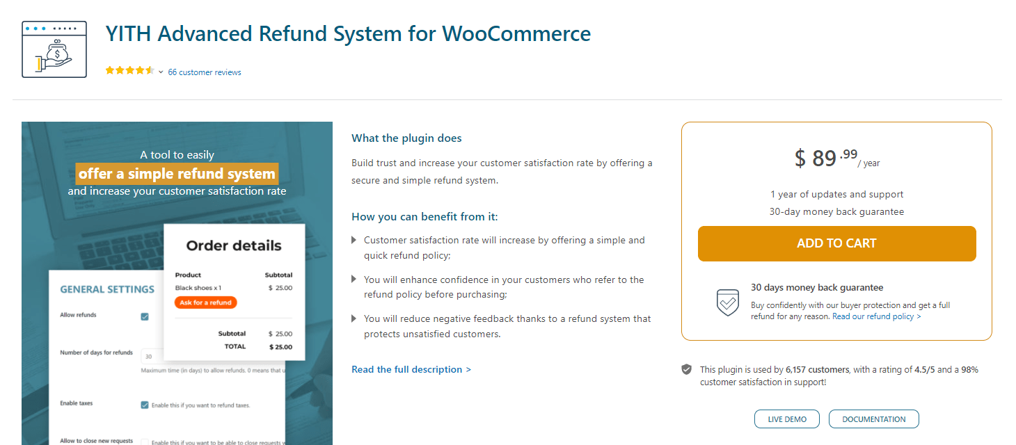 YITH Advanced Refund System for WooCommerce