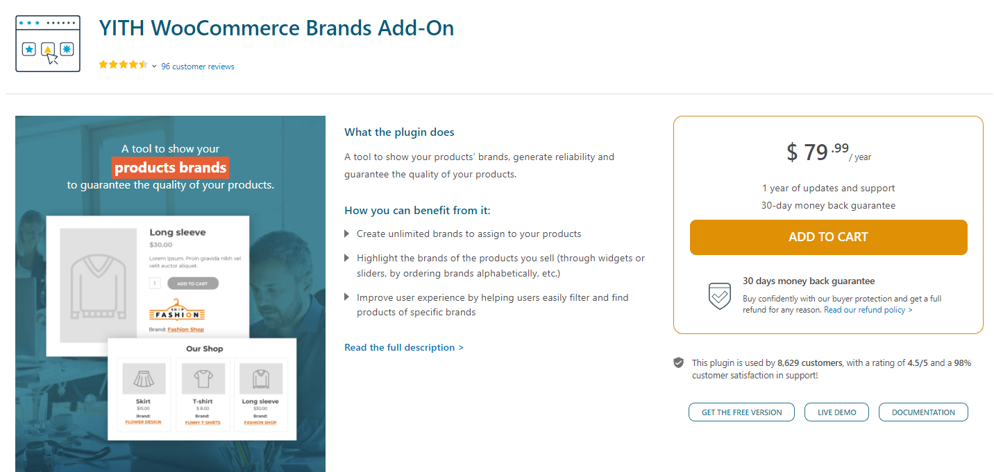 YITH WooCommerce Brands Add-On