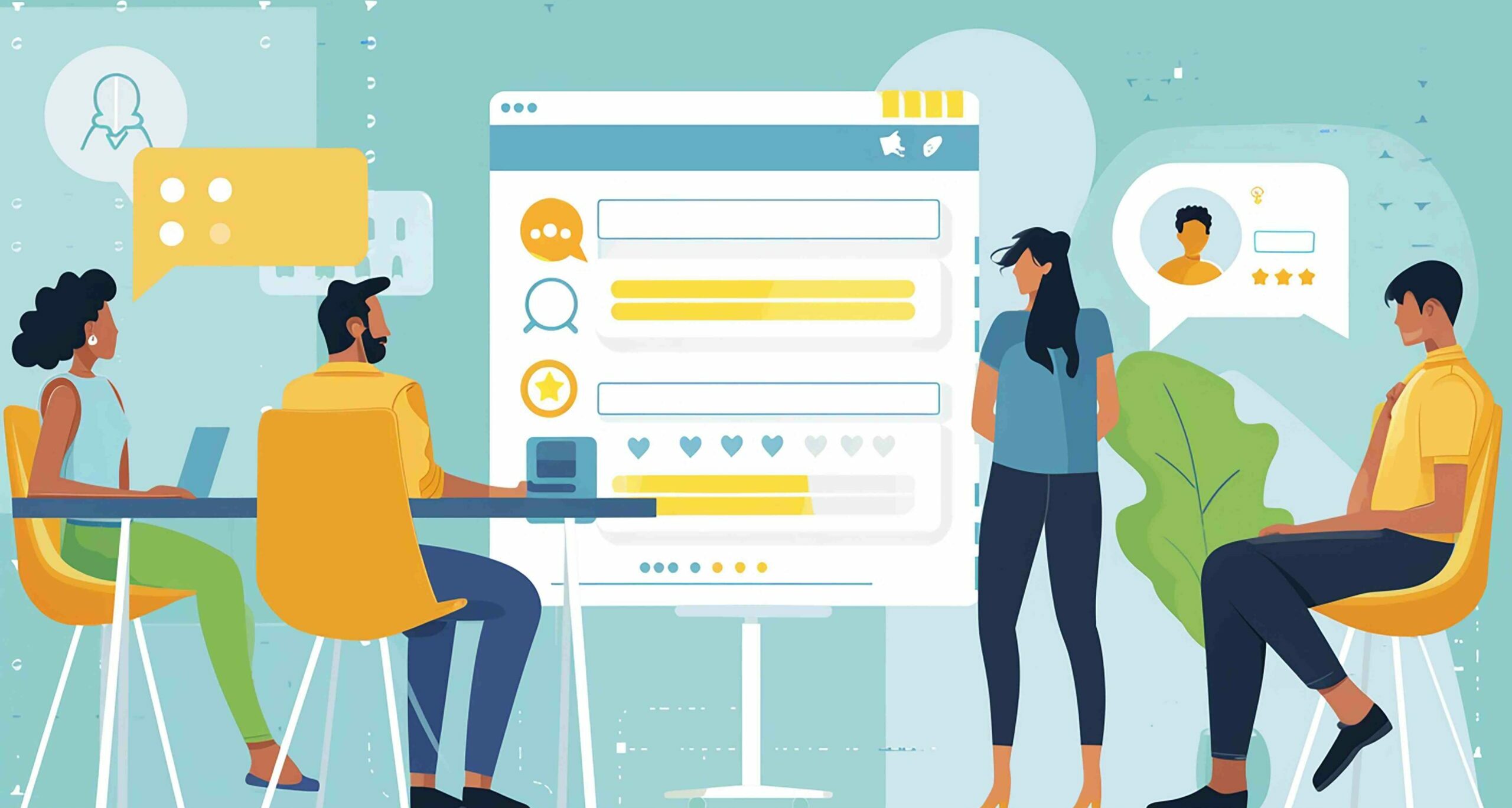 Ask someone to complete a feedback survey