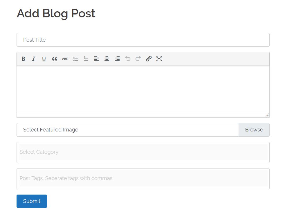 Frontend Posts Add-ons