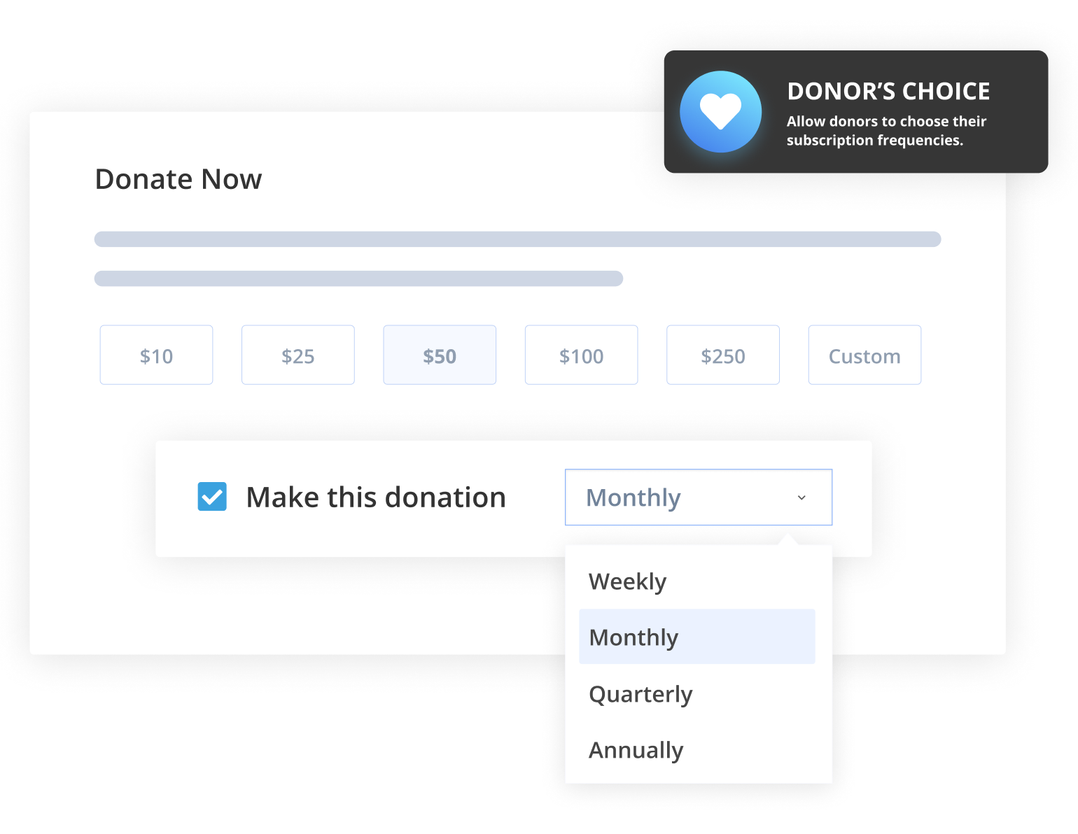 Recurring Donations add-on