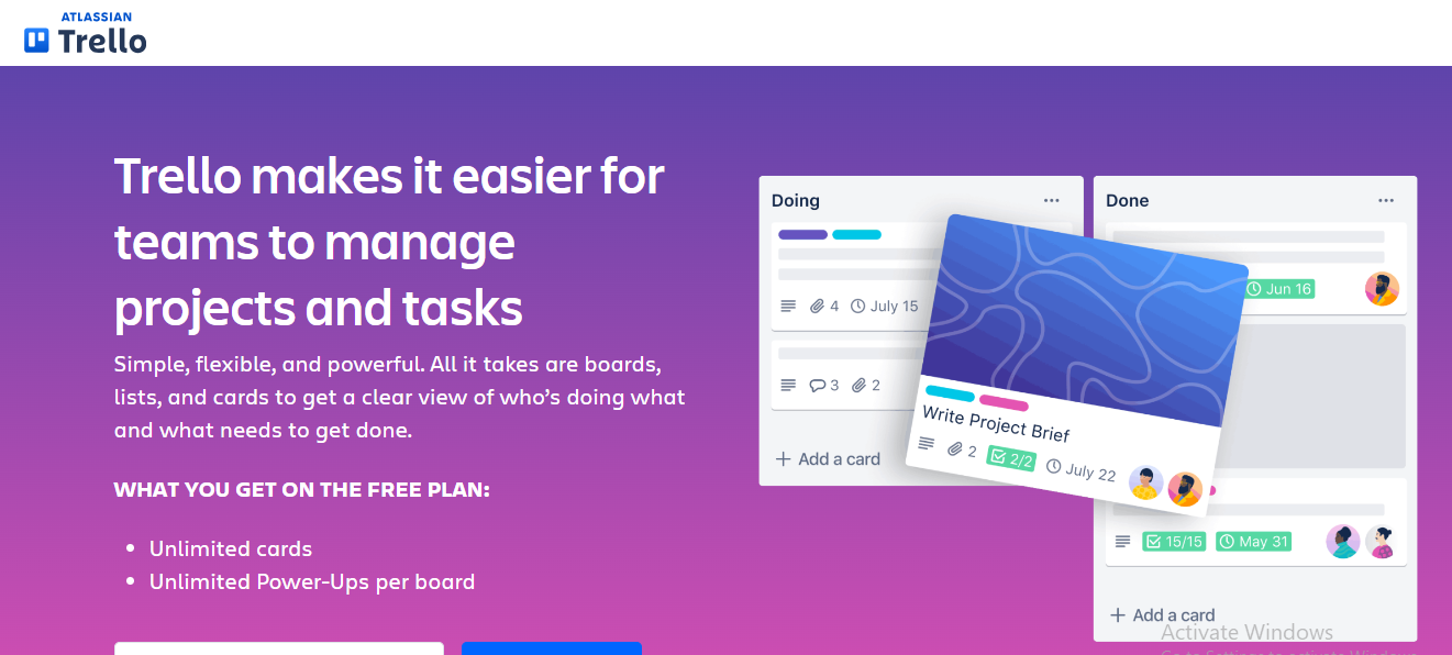Trello- Task Management Software