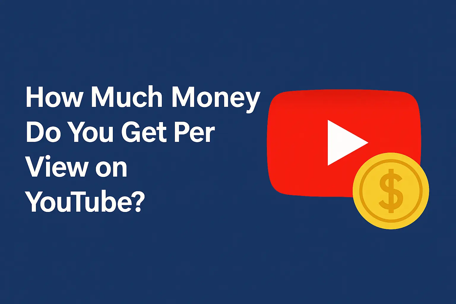 How Much Money Do You Get Per View on YouTube?