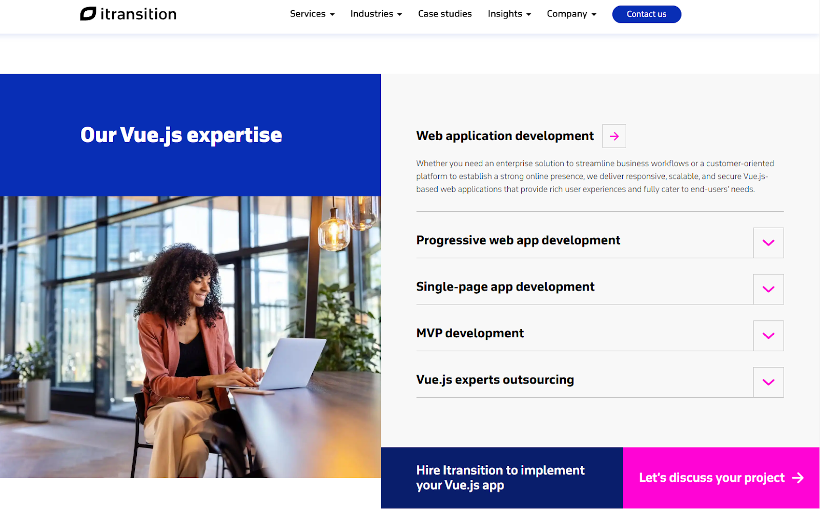 Itransition: Leading the Vue.js Game