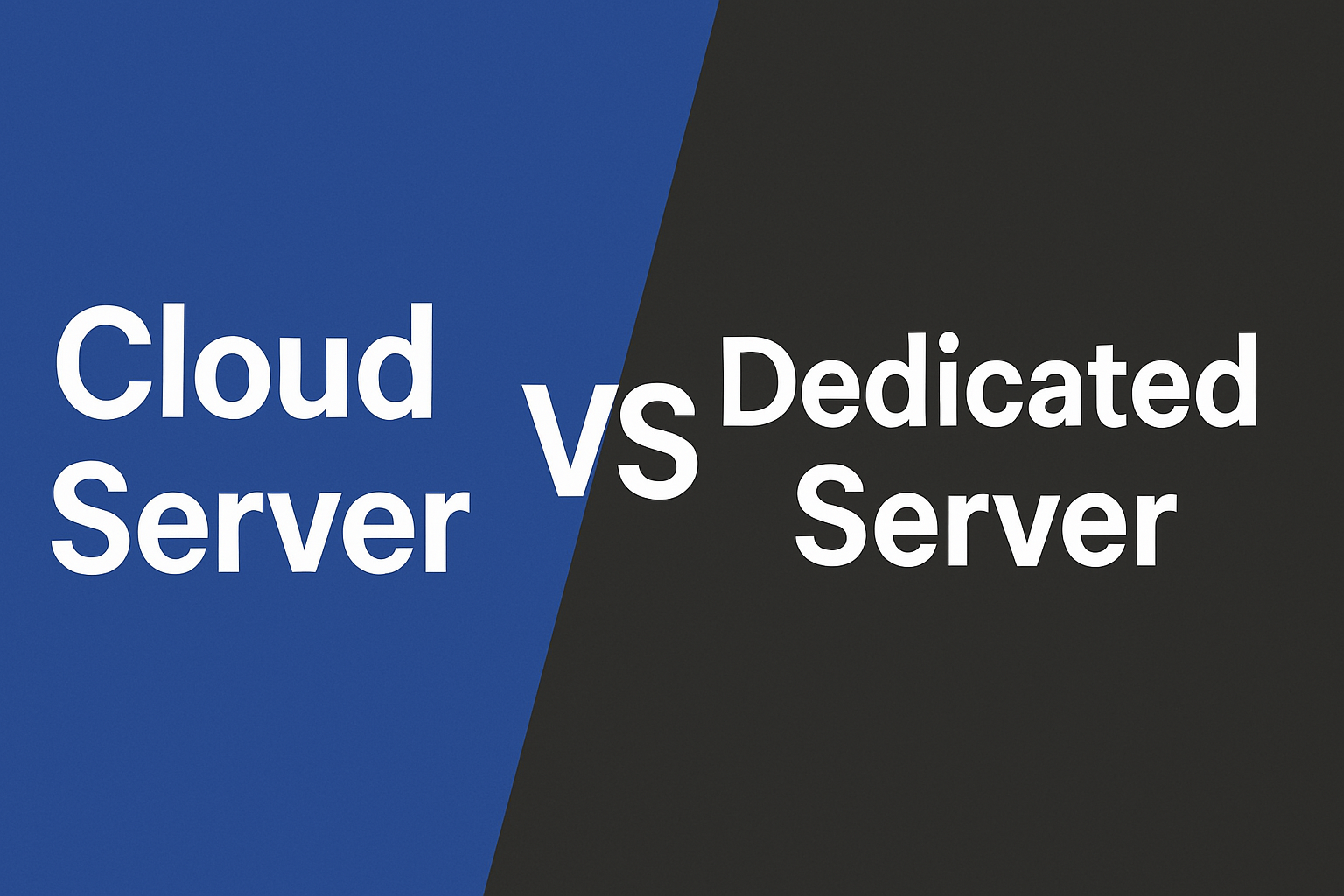 Cloud Server Versus Dedicated Server