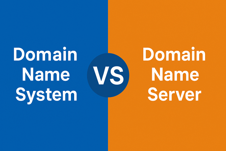 Domain Name System vs Domain Name Server