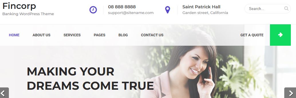 WordPress Themes for Finance Companies