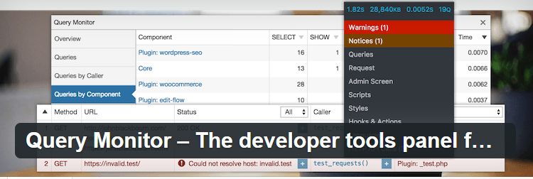 query monitor