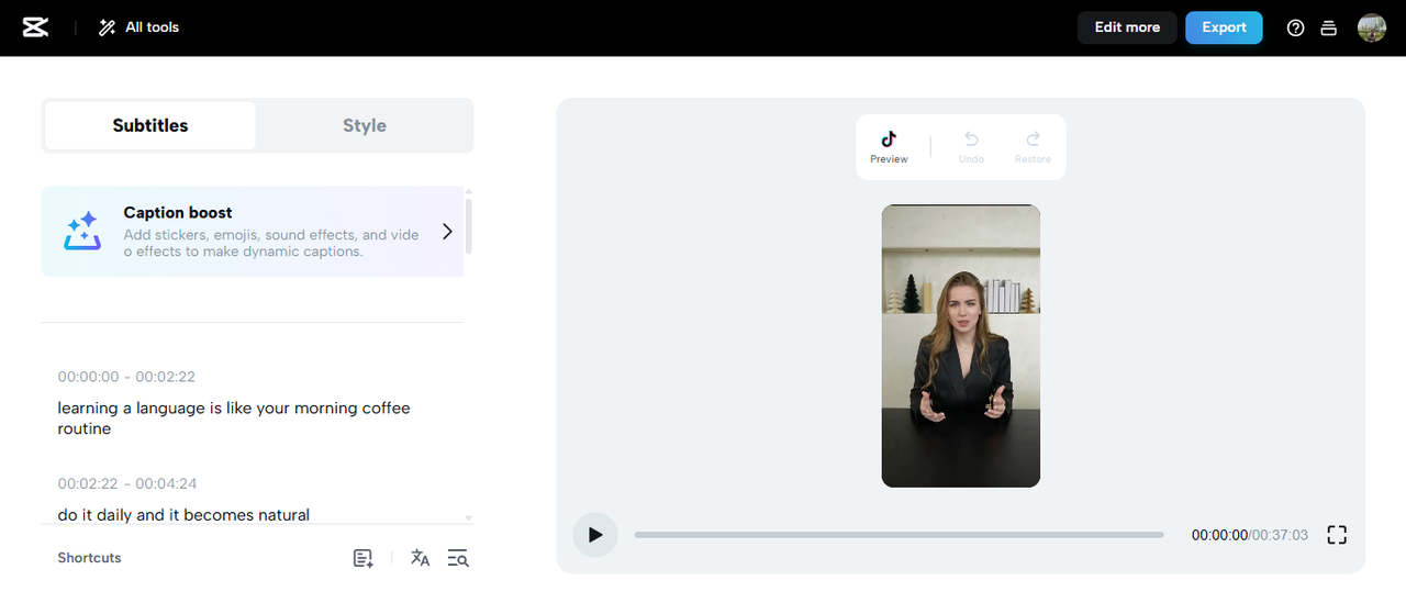 Auto Caption Generator