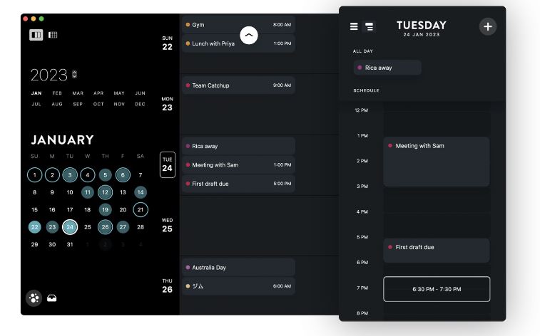 Software for Calendar Management