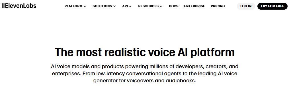 Software for AI Voice Synthesis