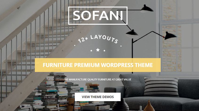 WordPress Theme for Furniture Stores