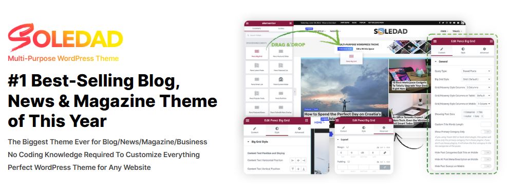 WordPress Theme for Bloggers