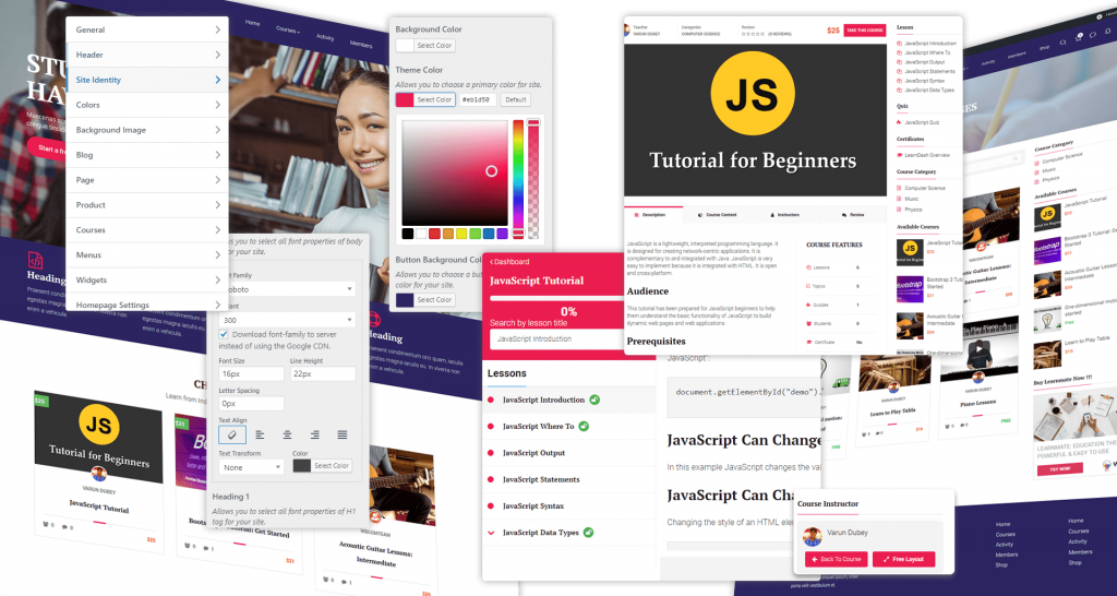 Build website with WordPress